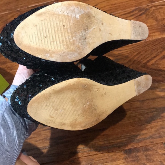 Steve Madden Sequin Wedge Heels - Picture 3 of 3